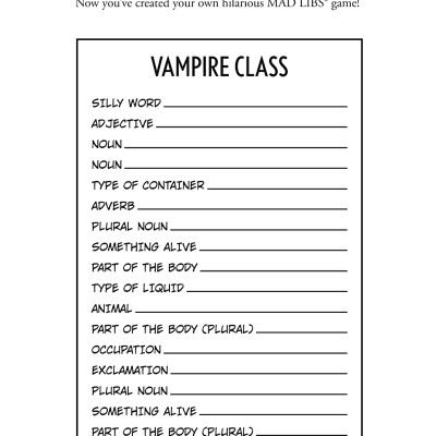 Happy Howl-o-ween Mad Libs: World