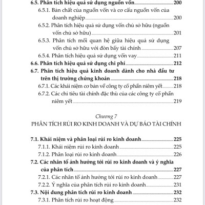 Lý thuyết và thực hành Phân tích báo cáo tài chính