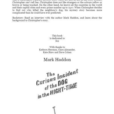 The Curious Incident of the Dog in the Night-time : Vintage Children