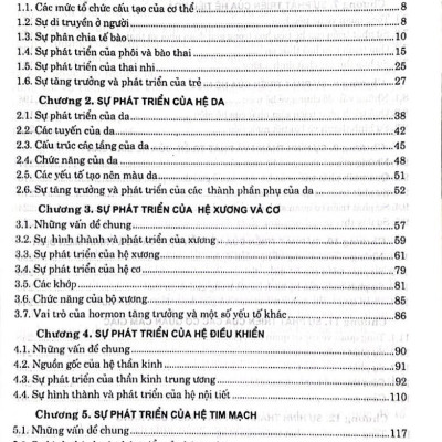 Giáo Trình Sinh Học Phát Triển Cơ Thể Người ( Giai đoạn phôi, thai và trẻ em)