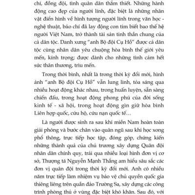 Chân dung lính thời bình - bản in 2024