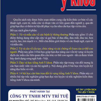 Sổ tay luyện dịch tài liệu Y khoa