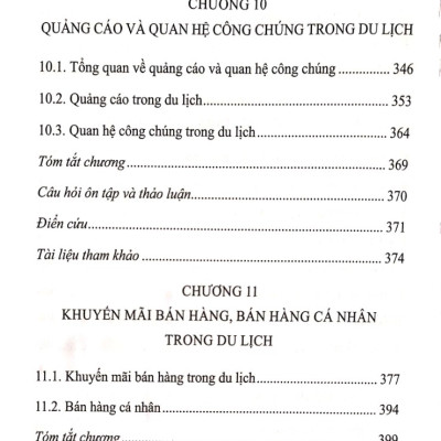 Giáo trình Marketing Du Lịch