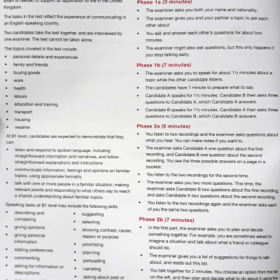 IELTS Life Skills Official Cambridge Test Practice B1 Student