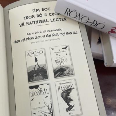 [boxset giới hạn 300 hộp gồm 4 tập bìa cứng của Nhã Nam] – HANNIBAL series – Thomas Harris – Rồng đỏ, Sự im lặng của bầy cừu, Hannibal, Hannibal trỗi dậy