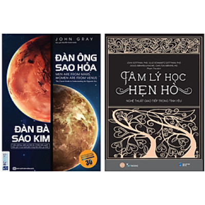 Combo 2Q: Đàn Ông Sao Hỏa Đàn Bà Sao Kim + Tâm Lý Học Hẹn Hò - Nghệ Thuật Giao Tiếp Trong Tình Yêu