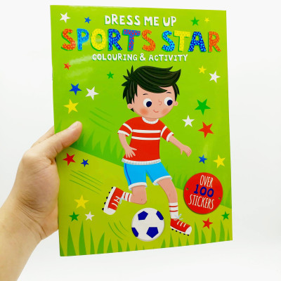 Dress Me Up: Sports Star - Colouring & Activity