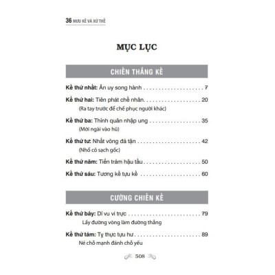 Sách - 36 Mưu Kế Và Sử Thế - Bìa Mềm - Minh Thắng