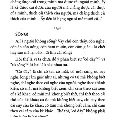 Một Nghệ Thuật Sống (Tái Bản)