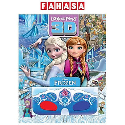 Sách ngoại văn: 3D Look And Find - Disney Frozen