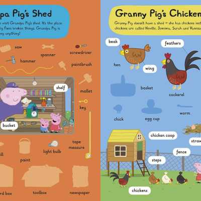 Peppa Pig: 1000 First Words Sticker Book