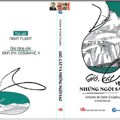 (Giải Grand Prix của Viện hàn lâm Pháp, được xếp vào Top 10 cuốn sách phiêu lưu hay nhất mọi thời đại) (in màu) GIÓ, CÁT VÀ NHỮNG NGÔI SAO - Saint-Exupéry (tác giả Hoàng Tử Bé) – Võ Thị Thu Hảo dịch -Trường Phương – NXB Văn Học