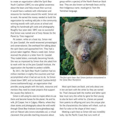 A Voice for the Spirit Bears: How One Boy Inspired Millions to Save a Rare Animal