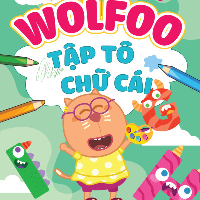 Bộ Sách Wolfoo IQ - Wolfoo Tập Tô Chữ Cài Và Chữ Số (Bộ 6 Cuốn)