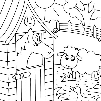 Farm Colouring Fun (Book 1)