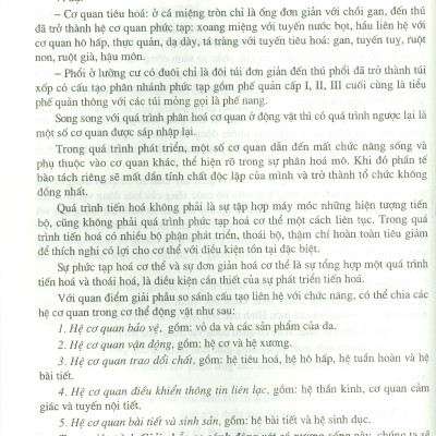 Giải Phẫu So Sánh Động Vật Có Xương Sống