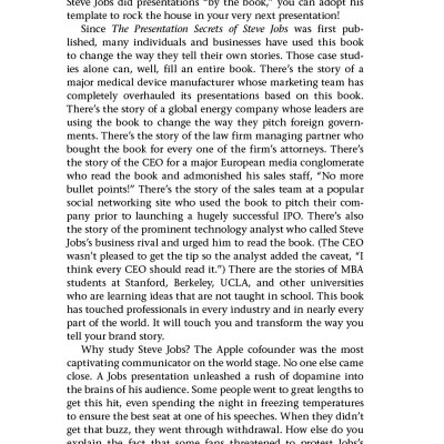 The Presentation Secrets Of Steve Jobs: How To Be Insanely Great In Front Of Any Audience