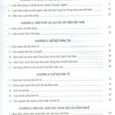 Giáo Trình Luật Hiến Pháp Việt Nam (Dùng Trong Các Trường Đại Học Chuyên Ngành Luật, An Ninh)