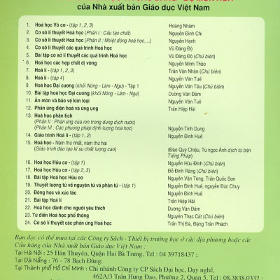 Cơ Sở Lí Thuyết Các Phản Ứng Hóa Học