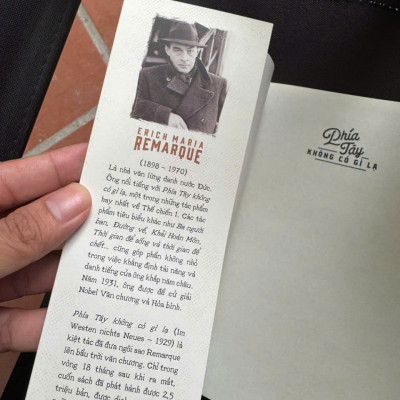 PHÍA TÂY KHÔNG CÓ GÌ LẠ - Erich Maria Remarque – Đông A