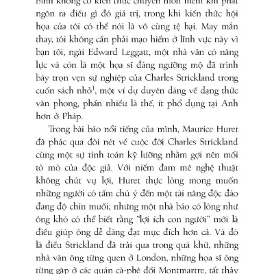 Văn học kinh điển - Vần Trăng Và Sáu Xu (Tiểu Thuyết) - W. Somerset Maugham