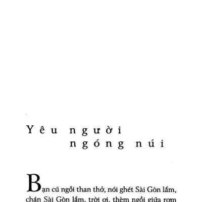Yêu Người Ngóng Núi