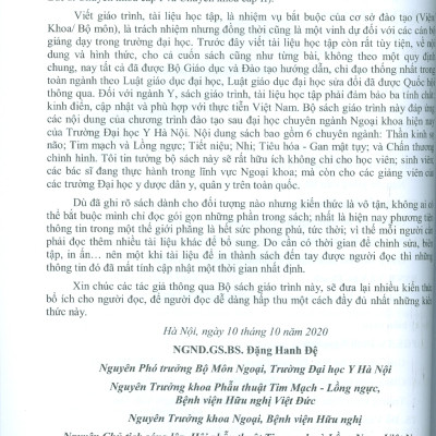 Bệnh Học Ngoại Khoa Chấn Thương Chỉnh Hình (Dùng cho đào tạo sau đại học)