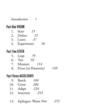 The Lean Startup : How Today 