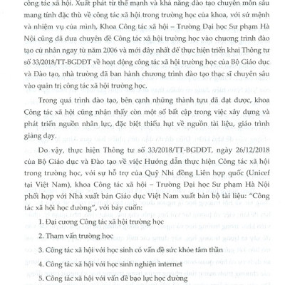 Công Tác Xã Hội Với Vấn Đề Bạo Lực Học Đường