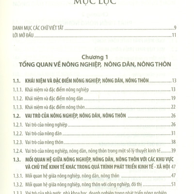 Giáo Trình Nông Nghiệp - Nông Dân - Nông Thôn