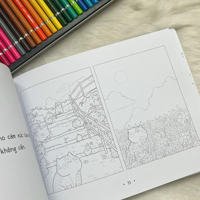 Sách Tô Màu - Qua Lăng Kính Của Một Chú Mèo - AZ Việt Nam