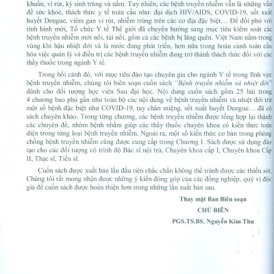 Bệnh Truyền Nhiễm Và Nhiệt Đới (Giáo trình Đào tạo sau Đại học) - Trường Đại học Y Hà Nội - Bộ môn Truyền nhiễm
