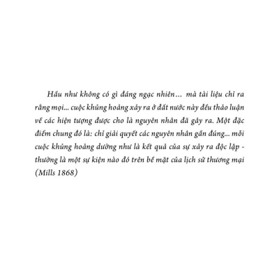 Kinh tế vĩ mô và các cuộc khủng hoảng tài chính. Liên kết với nhau bởi những thông tin thay đổi liên tục - bản in 2025