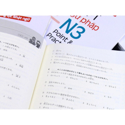 Kỳ thi năng lực Nhật ngữ: Point & Practice N3 - Chữ viết Từ vựng (NXB Trẻ)