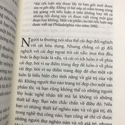 Tiểu luận của Oscar Wilde - Nghệ Thuật Và Thợ Thủ Công
