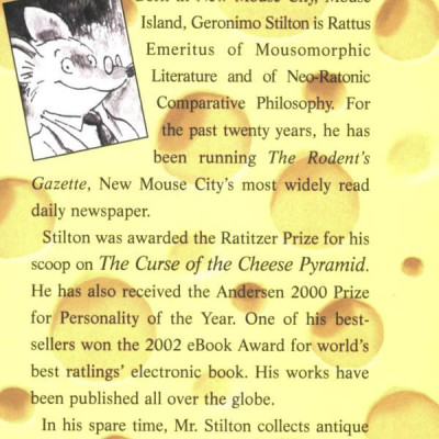 Geronimo Stilton A Cheese Colored Camper (No. 16)