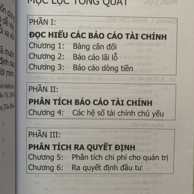Tài chính kế toán dành cho nhà quản trị