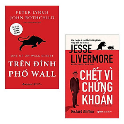 Sách Combo Chứng Khoán: Trên Đỉnh Phố Wall + Chết Vì Chứng Khoán (Combo 2 cuốn) - Alphabooks - BẢN QUYỀN