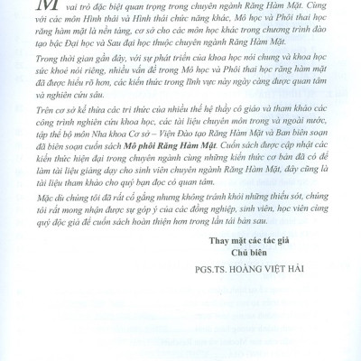 Mô Phôi Răng Hàm Mặt