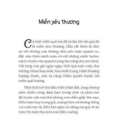 Miền Yêu Thương (Viết Cho Những Điều Bé Nhỏ)