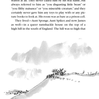 James and the Giant Peach (Roald Dahl, Illustrated by Quentin Blake)