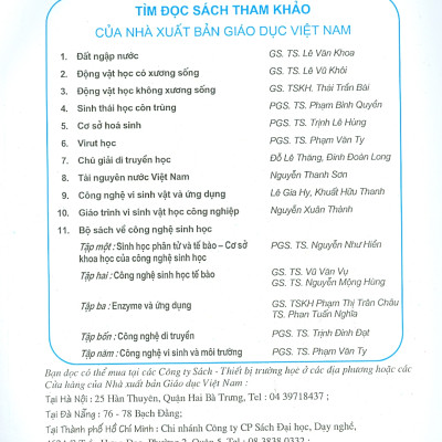 Động Vật Học Có Xương Sống (Tái bản lần thứ tám - năm 2023)