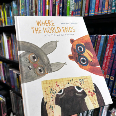 Sách - Where The World Ends by Davide Cali - Sách ngoại văn, sách thiếu nhi tiếng Anh, bìa cứng, nhập khẩu UK