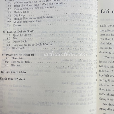 Combo 2 cuốn Cơ Sở Đại Số Hiện Đại và Bài Tập Cơ Sở Đại Số Hiện Đại