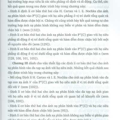 Lí Thuyết Phân Bố Giá Trị Cho Ánh Xạ Phân Hình Và Một Số Vấn Đề Liên Quan (ĐHSP)
