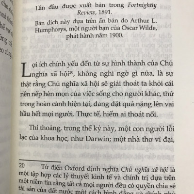 Tiểu luận của Oscar Wilde - Nghệ Thuật Và Thợ Thủ Công