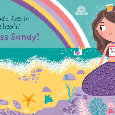 Touch And Feel Silicon Board Book - Mermaids
