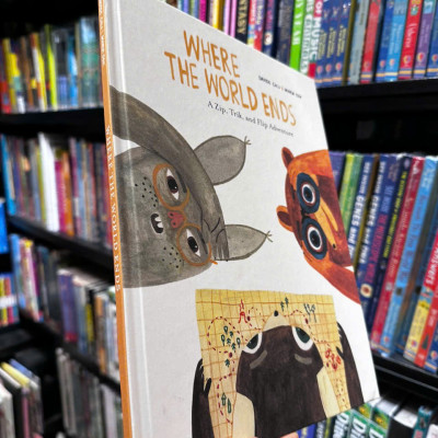 Sách - Where The World Ends by Davide Cali - Sách ngoại văn, sách thiếu nhi tiếng Anh, bìa cứng, nhập khẩu UK