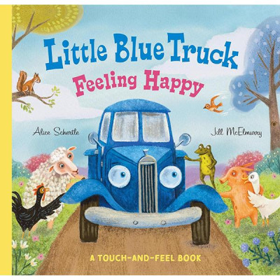 Sách ngoại văn: Little Blue Truck Feeling Happy - A Touch-And-Feel