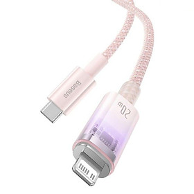 Cáp sạc Baseus Explorer Series 2 PD 20W CATS nhanh tự ngắt Type C-iP - hàng chính hãng